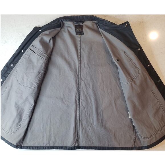 G-STAR Chore Worker Jacket Field Coat Waxed Canvas Black Men's Large - Picture 3 of 16